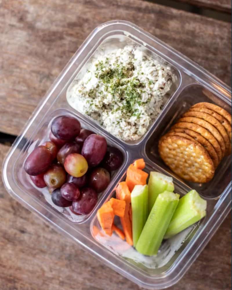 A packed salad of greens and vegetables